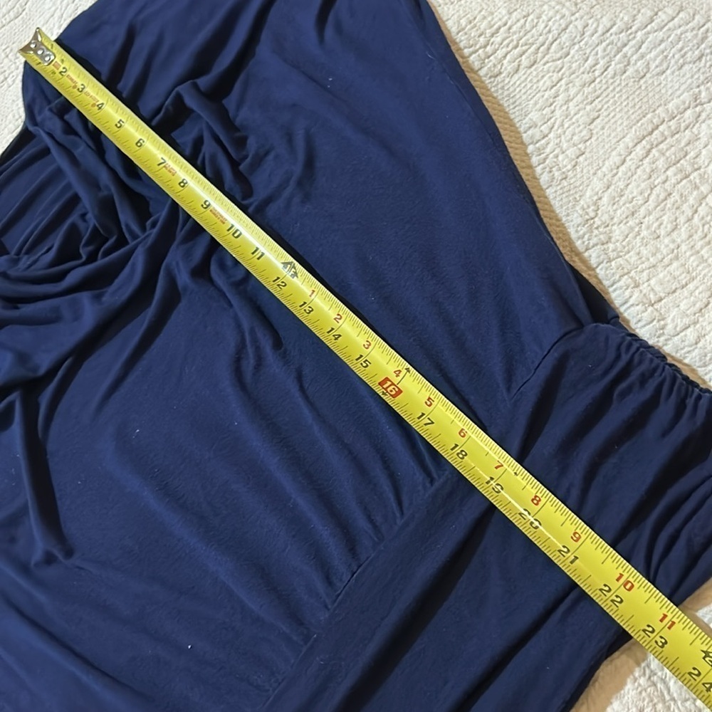 Storm Navy Ruched waist top. Small - Picture 7 of 8